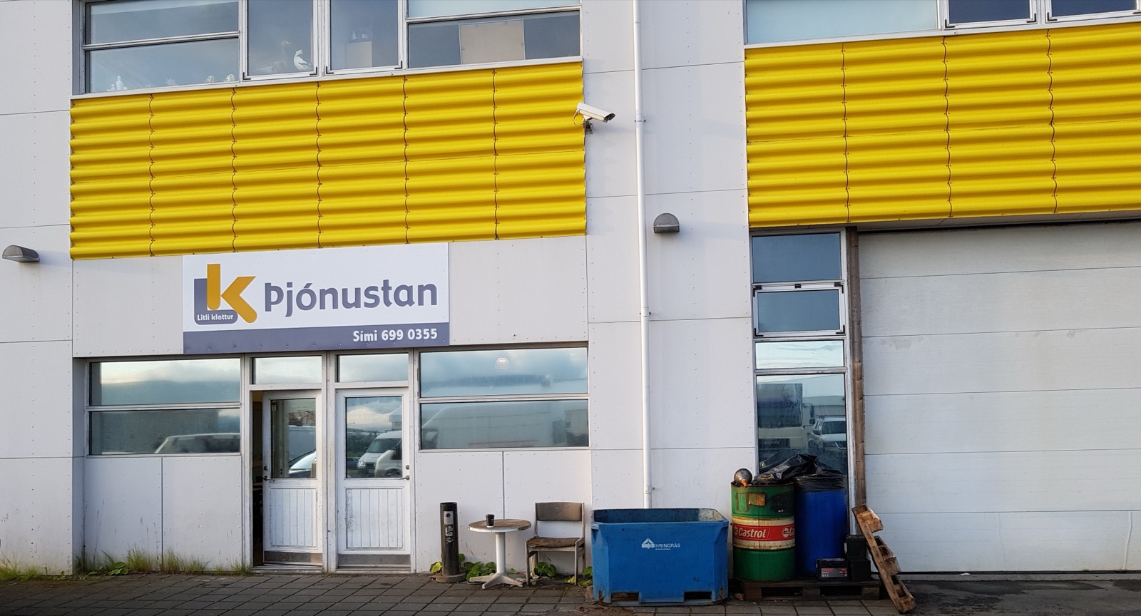 Verkefni Litla Kletts — steinvinna